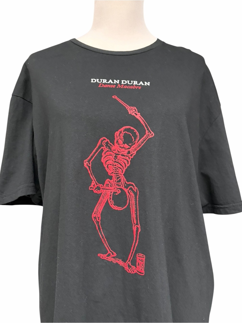 Duran Duran Danse Macabre Skeleton Concert T-Shirt Black XL NWOT